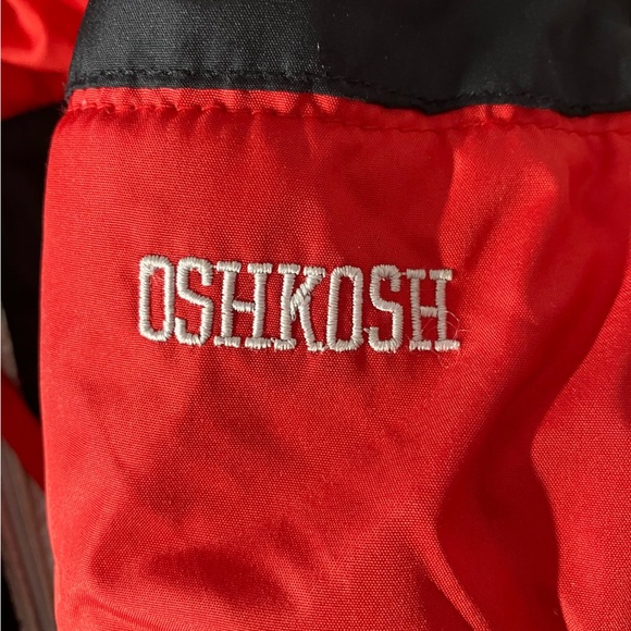 Osh Kosh B’gosh Kid’s Hooded Puffer Winter Coat, Size Small/4T, Red/Black - Picture 4 of 9
